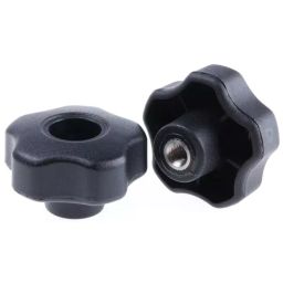 RS PRO Black Multiple Lobes Clamping Knob M8 Threaded Through Hole, 7027686-image-36