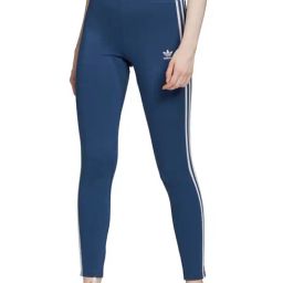 Adidas Originals Blue Cotton Striped Sports Track Pants-image-49