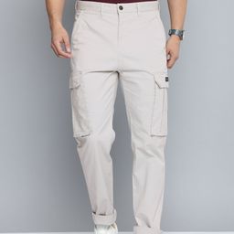 Flying Machine Men Slim Fit Cargos Trousers-image-56