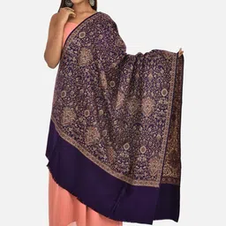 BAISA Women Floral Woven Design Acrylic Wool Shawl-picture-49