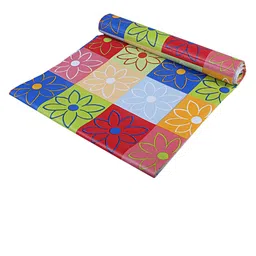 Kuber Industries Blue & Green Printed PVC Shelf Mat - 10 Mtr Roll-52