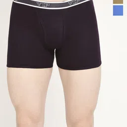 VIP Pack Of 3 Assorted Breathability Trunks VP-MI-TR-COLOR-10P-PO3-80-15