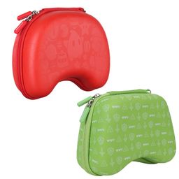 Stealodeal Universal Travel PU Green & FLCCASE Red Game Controller Carrying Case Gaming Accessory Case PS3, PS4, PS5 (Combo of 2) image 1