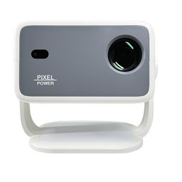 2024 BORSSO PIXEL PRO | Smart Projector 1080p Native 850 ANSI (2x Brighter), 4D Keystone, Zoom, 4K Projector for Home, HDMI Signal Support 4K - 2K HDR10, 2.4G & 5G WiFi & 5.0 BT, 3D Support | Upgraded image 1