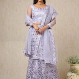 Soch Embellished Beads and Stones Unstitched Lehenga & Blouse With Dupatta-image-46
