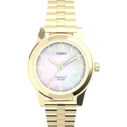 Timex Women Brass Dial & Stainless Steel Straps Analogue Watch-image-50