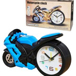 FunBlast Motorcycle Design Alarm Clock for Heavy Sleepers- Pack of 1 Blue-18