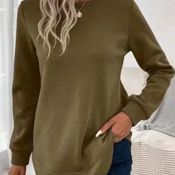 Outzidr Women Round Neck Sweatshirt-image-49