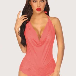 Krelin Women Halter Neck Net Baby Doll-image-53