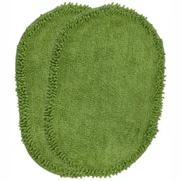 Aura Green Set Of 2 Self Design Cotton Anti-Skid Doormats-8