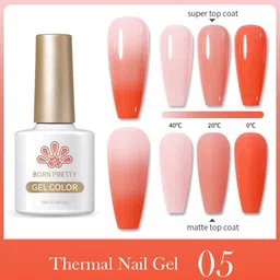 BORN PRETTY Thermal Nail Gel Colour Changing Gel Nail Polish - 10 ml - TG05-22