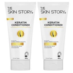 THE SKIN STORY Set Of 2 Keratin Conditioner With Vitamin E & Argan Oil - 100g Each-6