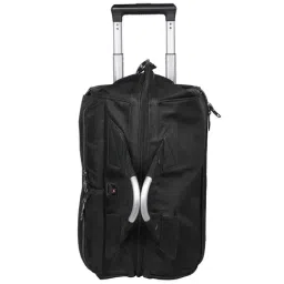 Swiss Military Black 2 Wheels Medium Duffle Trolley Bag - 45 cm-image-54