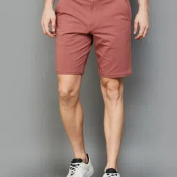 Code by Lifestyle Rust Regular Fit Shorts image 1