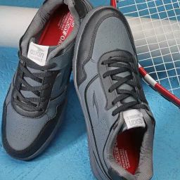 Asian Men's Slate Grey Casual Sneakers-image-76