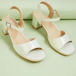 Fame Forever by Lifestyle Girls White Ankle Strap Sandals-image-50