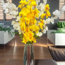 Akaar Yellow 1 Pieces Blossom Artificial Flower-13