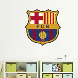 rawpockets Red & Yellow FCB Wall Sticker-image-33