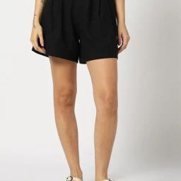 GAP Black Regular Fit Solid Shorts-image-29