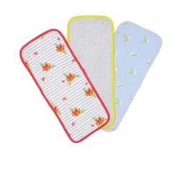 MiArcus Pack Of 3 Printed Cotton Baby Burp Cloth-5