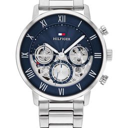 Tommy Hilfiger Men Skeleton Dial & Stainless Steel Bracelet Style Analogue Watch TH1710569-image-87
