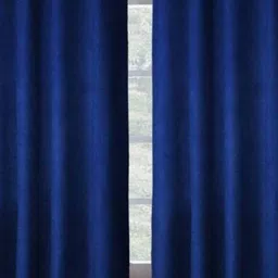BELLA TRUE Blue 2 Pieces Regular Window Curtains-image-62