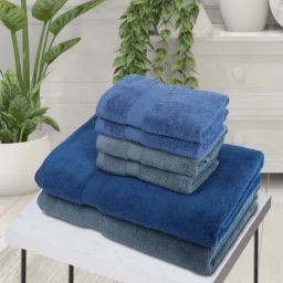 Bianca Paradiso Blue & Grey 500 Towel Set-image-38
