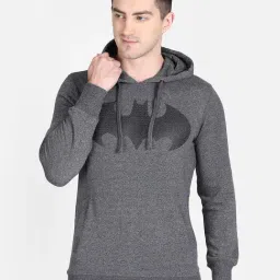 Free Authority Batman Printed Regular Fit Hooded Sweatshirt-picture-30