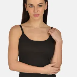Mod & Shy Black Cotton Camisole-image-40