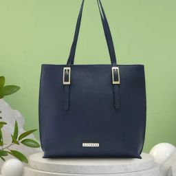 Caprese PU Navy Blue Women Handbag-29