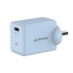 Stuffcool Pico Pro 35W GaN Single Type C Wall Charger Supports Samsung Super Fast Charging (Blue)-image-36