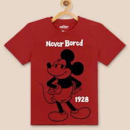 Kidsville Red Printed T-Shirt-picture-5