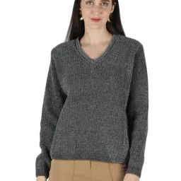 Monte Carlo Grey Regular Fit Sweater-24