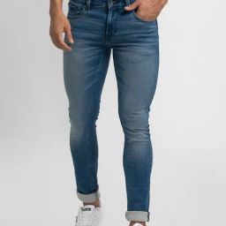 Spykar Blue Slim Fit Jeans-image-44