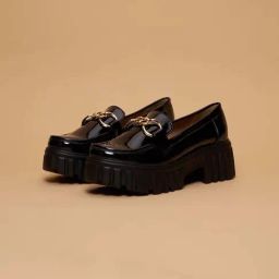 Eridani Women's Felixa Black Casual Loafers-picture-40