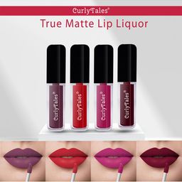 CurlyTales Set of 4 True Matte Lip Color 4 ml - Shade 01, 11, 12, 13-9