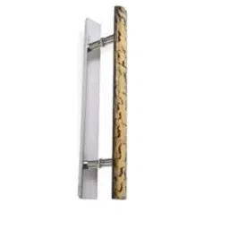 Core CDH-CRY-13 600 mm Stainless Steel Chrome Finish Crystal Pull Handle-45