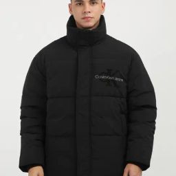 Calvin Klein Black Oversized Fit Quilted Jacket-picture-20