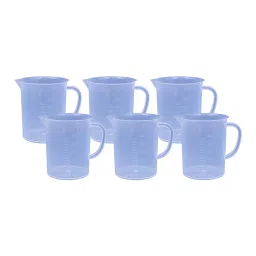 Bello jug-P6-250 Measuring Jug with Handle Pour Spout for Lab 250 ml (Pack of 6)-2