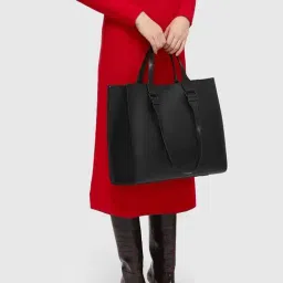 Miraggio Skye Black Large Tote Bag-image-11