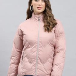 Monte Carlo Peach Regular Fit Self Pattern Design Jacket-picture-3