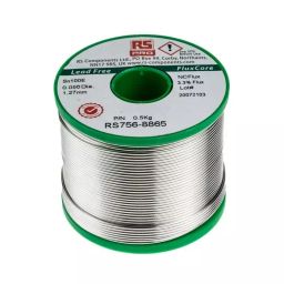 RS PRO Wire, 1.27mm Lead Free Solder, 228°C Melting Point, 7568865-32