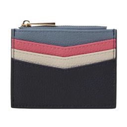 Accessorize London Navy Blue Color Block Card Holder-image-11