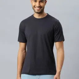 Don Vino Dark Grey Regular Fit Crew T-Shirt-picture-16