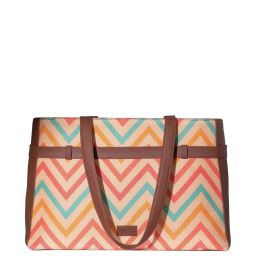 ZOUK Multicolor Printed Large Laptop Tote Handbag image 1