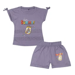 BAESD Girls Printed Top with Shorts-image-78