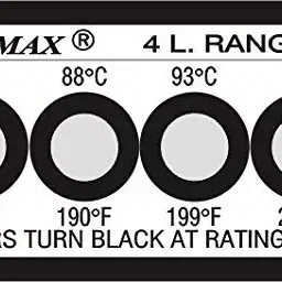 Thermax 82°C to 99°C Level Strips Indicator 4 level MM C-39