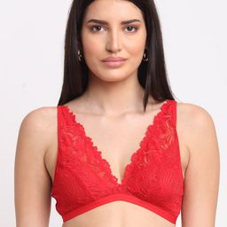 EROTISSCH Red Floral Bralette Bra-47