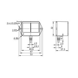 Hypersen ToF Ranging Sensor HPS-167S-L Range 40M Frequency 54HZ BUS Interface image 2