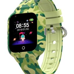 Turet Smartwatch for Kids with Camera, Games, Recorder, Sim Enabled 2-Way Calling (Green) image 1